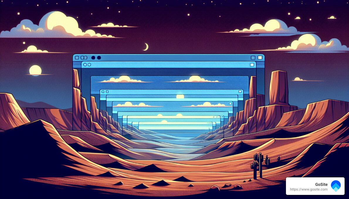 parallax scrolling - example website