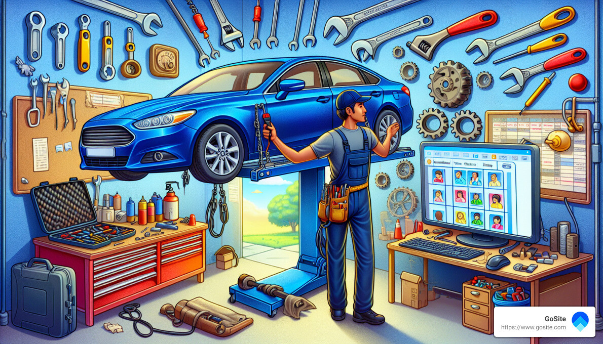 Auto repair booking - how to build auto repair shop website wordpress