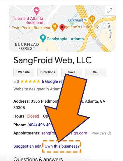 Own-this-business-link-on-a-Google-Business-Profile