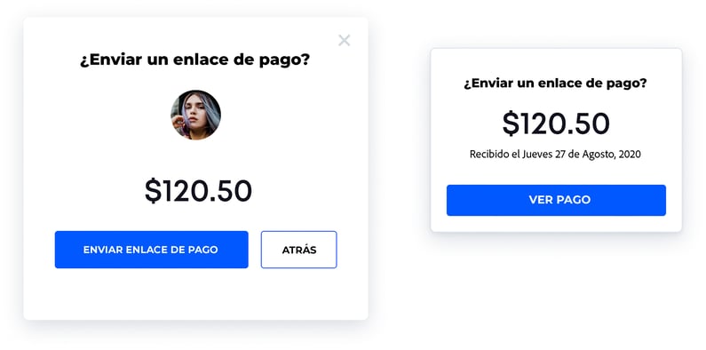 Mockup de Aplicacion de GoSite - Pagos