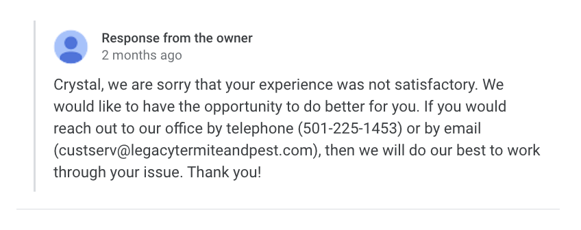 Legacy Termite and Pest Control