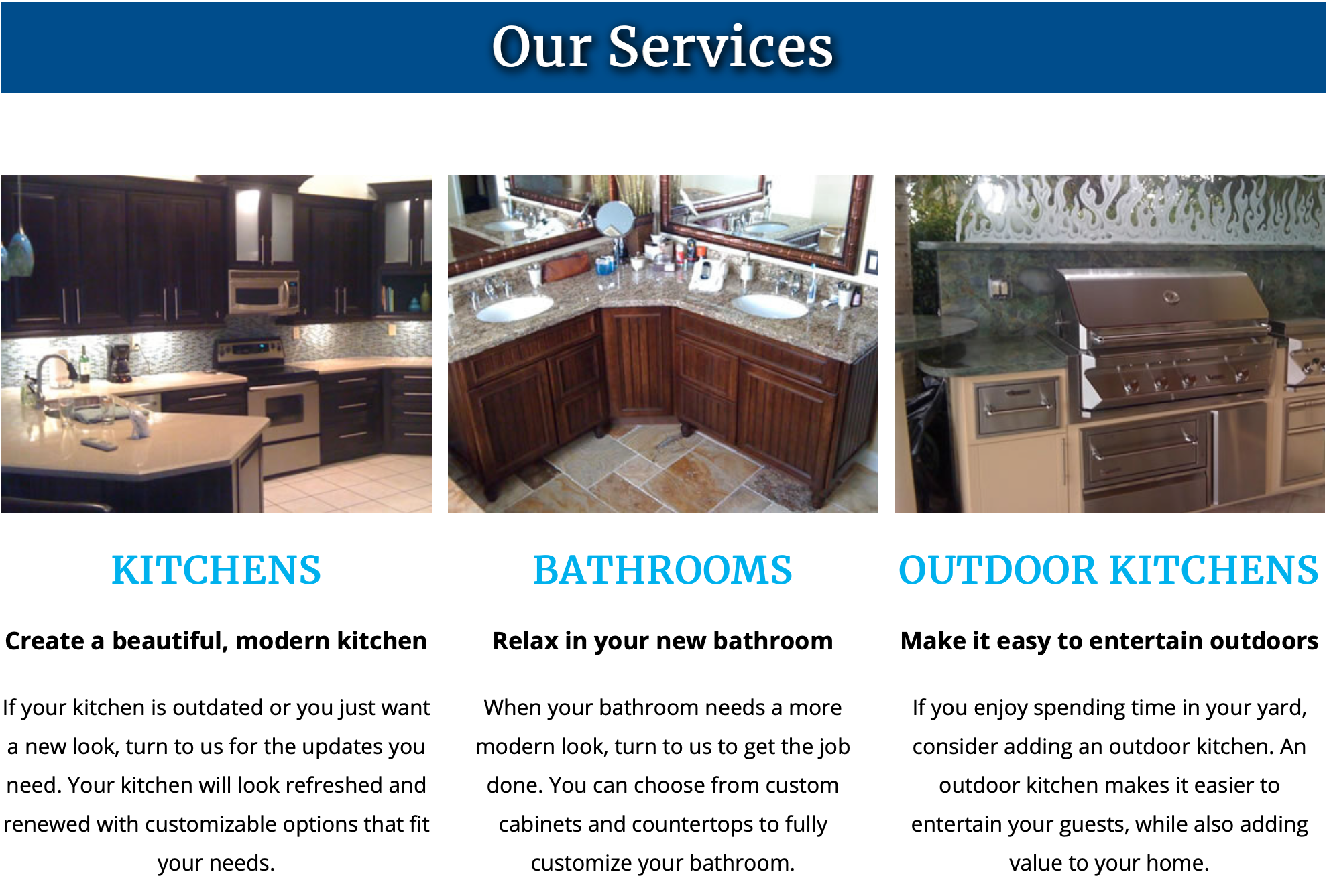 Ejemplos de servicios de contratistas.